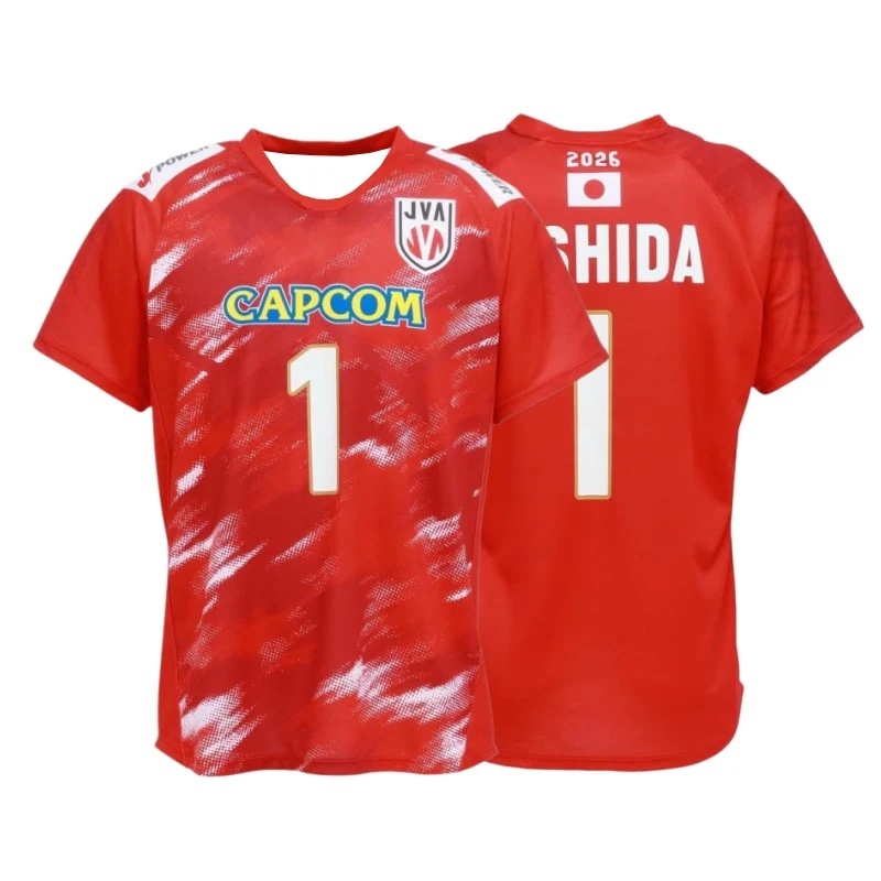 Nouveau Maillot de Volleyball Commémoratif Japonais 2026, T-shirt de Sport Décontracté à Séchage Rapide pour Homme, Manches Courtes