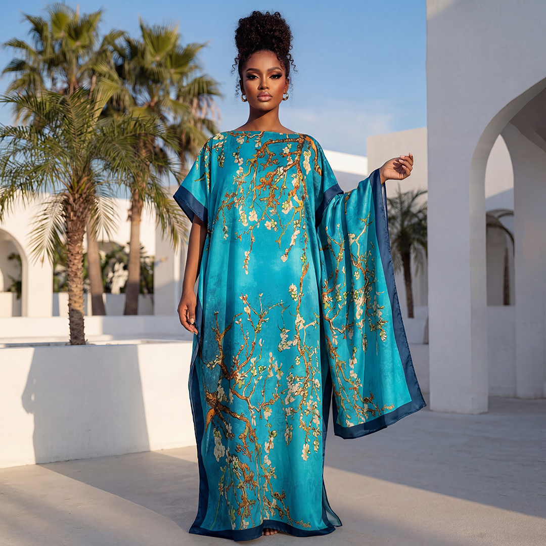 Châle africain tendance été pour femme, élégant, imprimé, long hijab musulman, robe kaftan, protection solaire, abaya koweïtienne, foulard