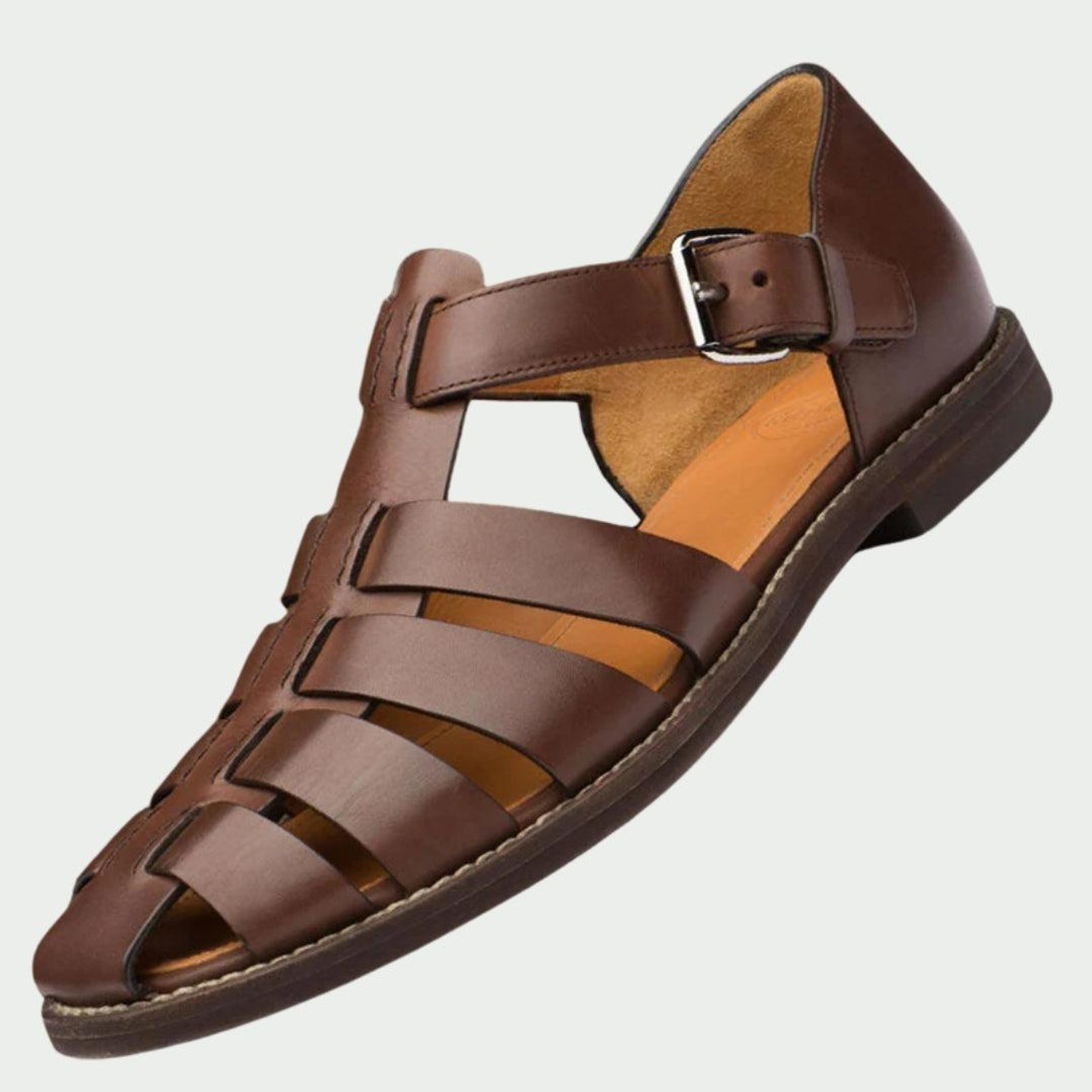 Sandales compensées polyvalentes à bout rond pour hommes, chaussures de Cosplay de plage décontractées à bout fermé, à la mode et confortables