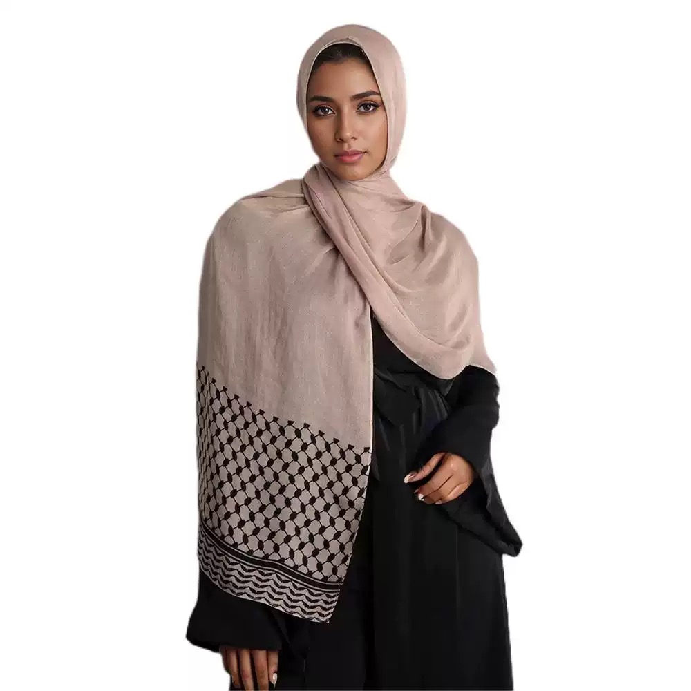 Nouveau Kuffiyeh imprime mousseline de soie Hijab écharpe respirant doux grande taille mode avant foulards foulard musulman Hijabs châle Ramadan