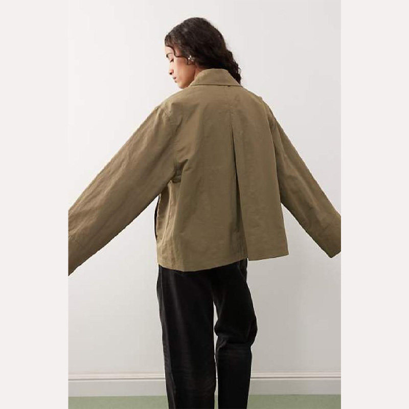 Vestes élégantes et Cool avec nœud papillon, manteau ample avec poche à revers, décontracté, Vintage, Chic, polyvalent, vêtements d'extérieur, automne
