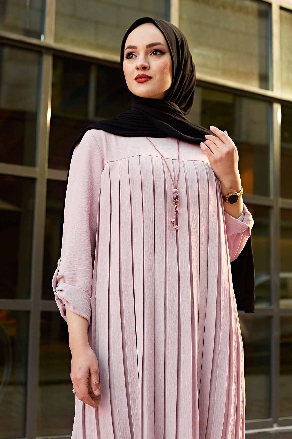 Chemisier plissé à manches ajustables pour femmes musulmanes, haut islamique, plusieurs couleurs, mode musulmane