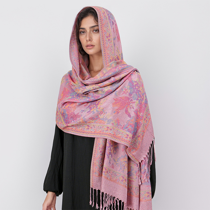 Bohême Pashmina Hijab écharpe longue musulmane cachemire châle femme Foulard doux Turban bandeau pour femmes bandeau marque de luxe