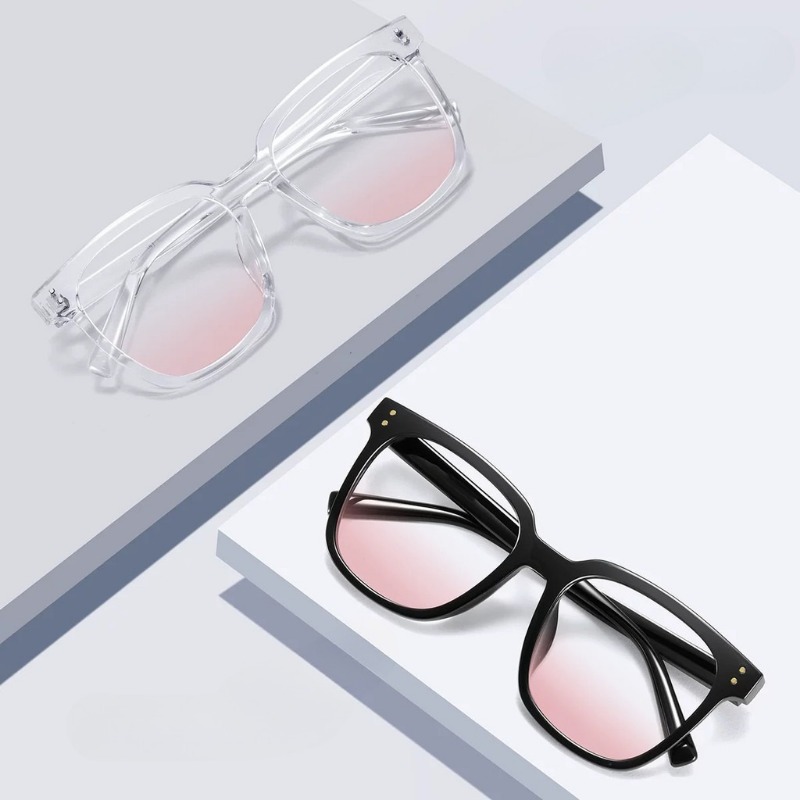 Lunettes de soleil monture carrée noire lunettes de soleil pour hommes lunettes pour femme Protection lunettes de soleil de mode