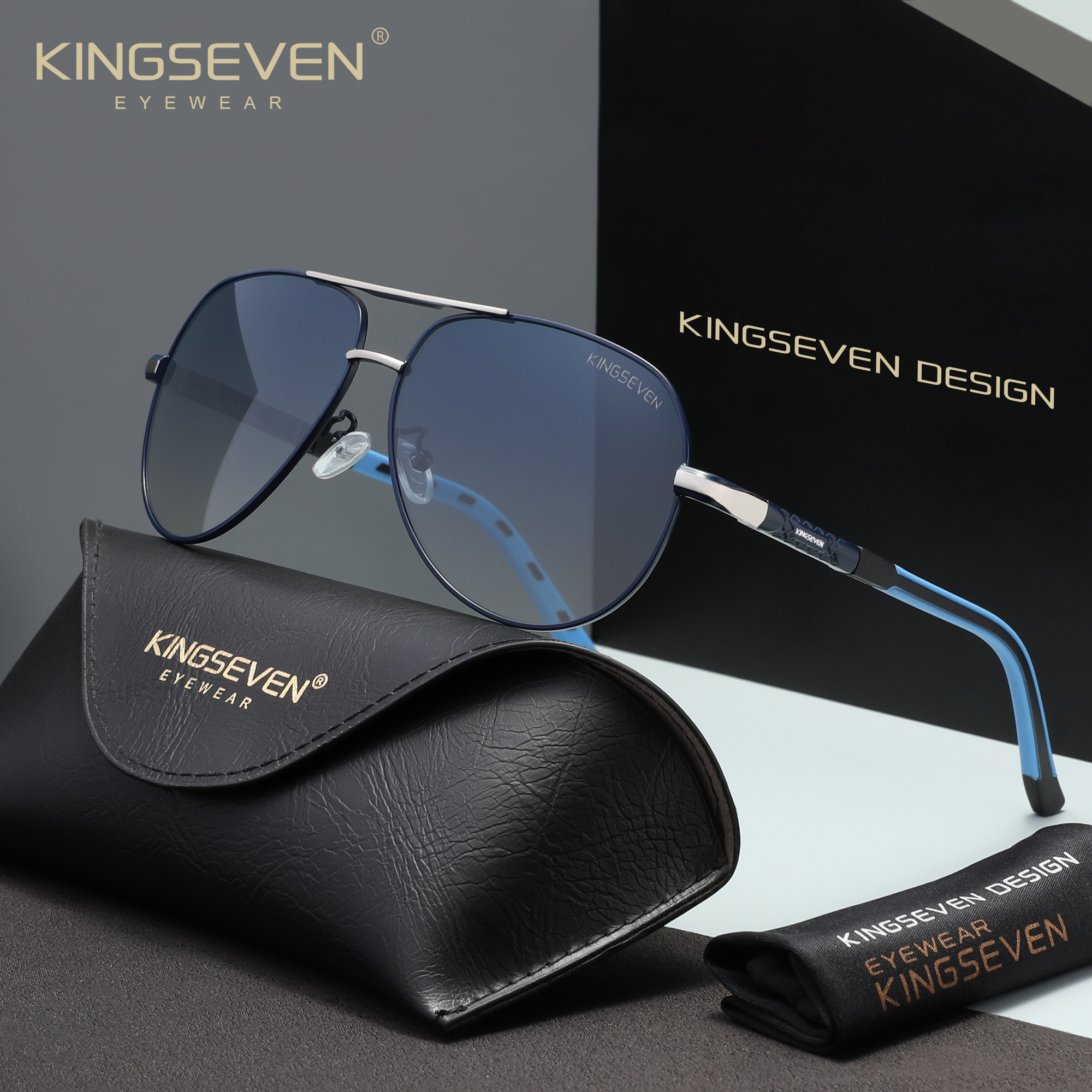 Marque originale mode pilote hommes lunettes de soleil de haute qualité luxe lunettes de protection décontracté grand cadre conduite lunettes extérieures