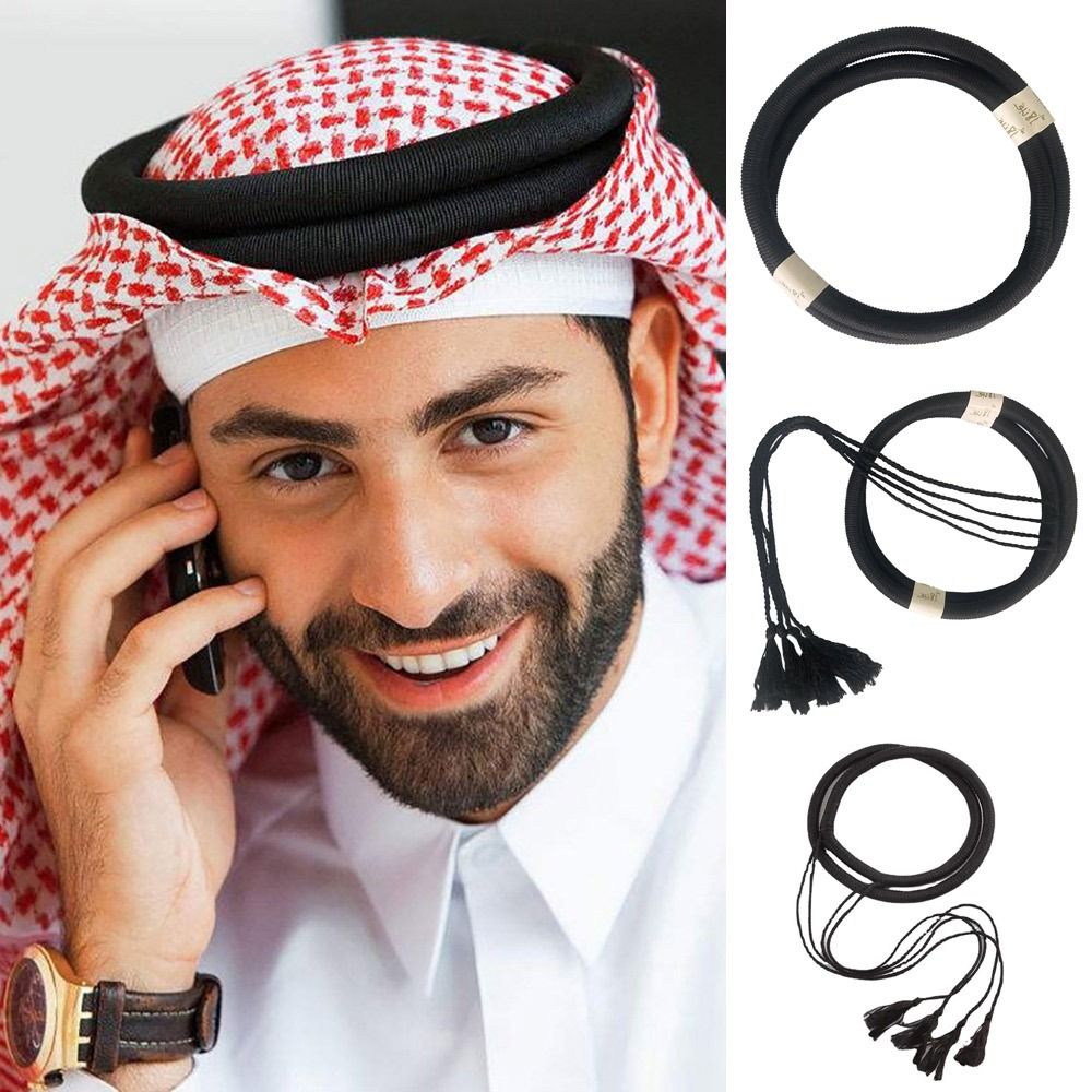 Corde de Sauna Islamique pour Homme, Accessoires du Désert, Arabie Saoudite, Dubaï, Musulman, Noir, 1 Pièce
