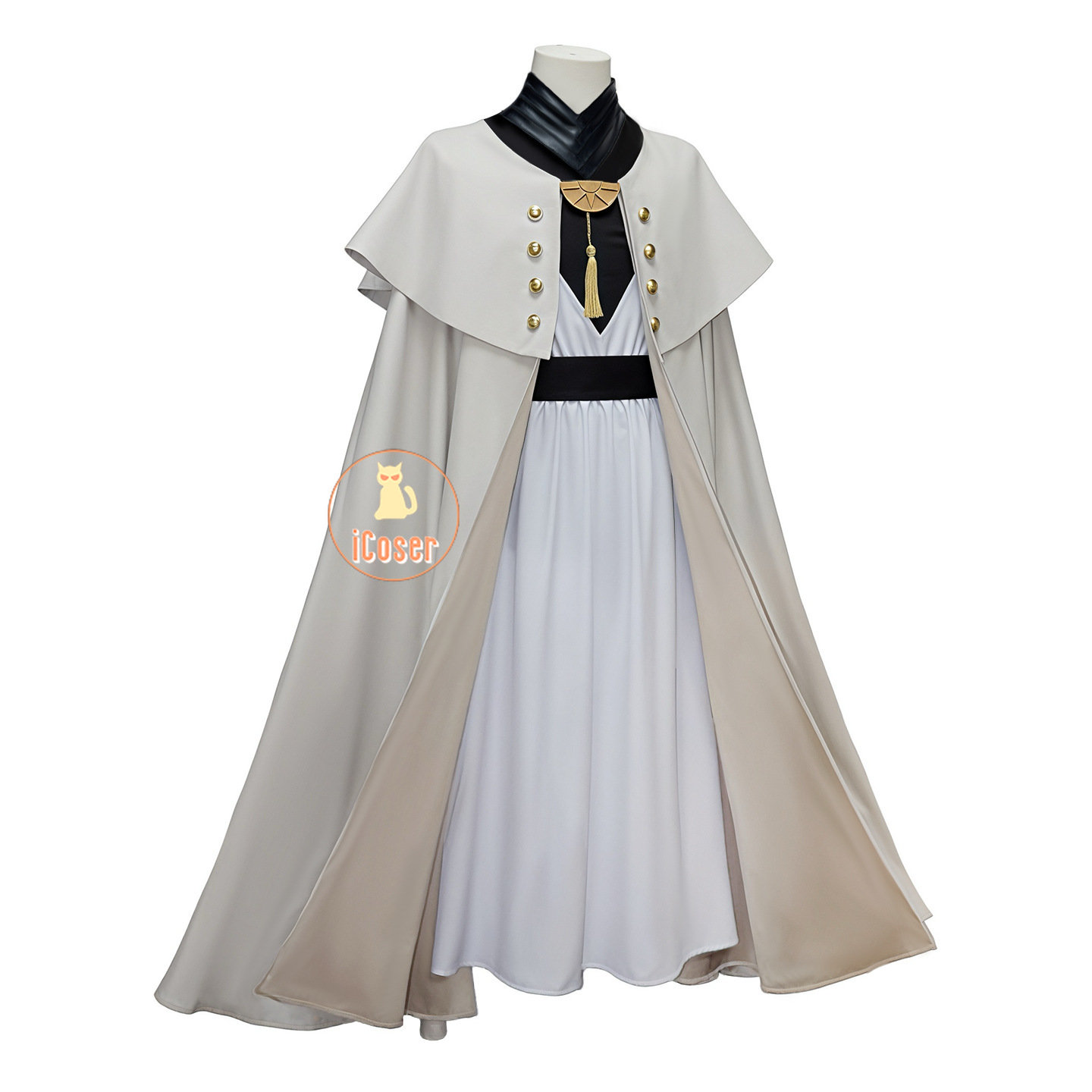 Costume de cosplay Anime Atelier Qifrey avec chapeau de sorcière, cape, pantalon, lunettes, tenue de jeu de rôle, accessoires de carnaval pour Halloween, pour femmes et hommes