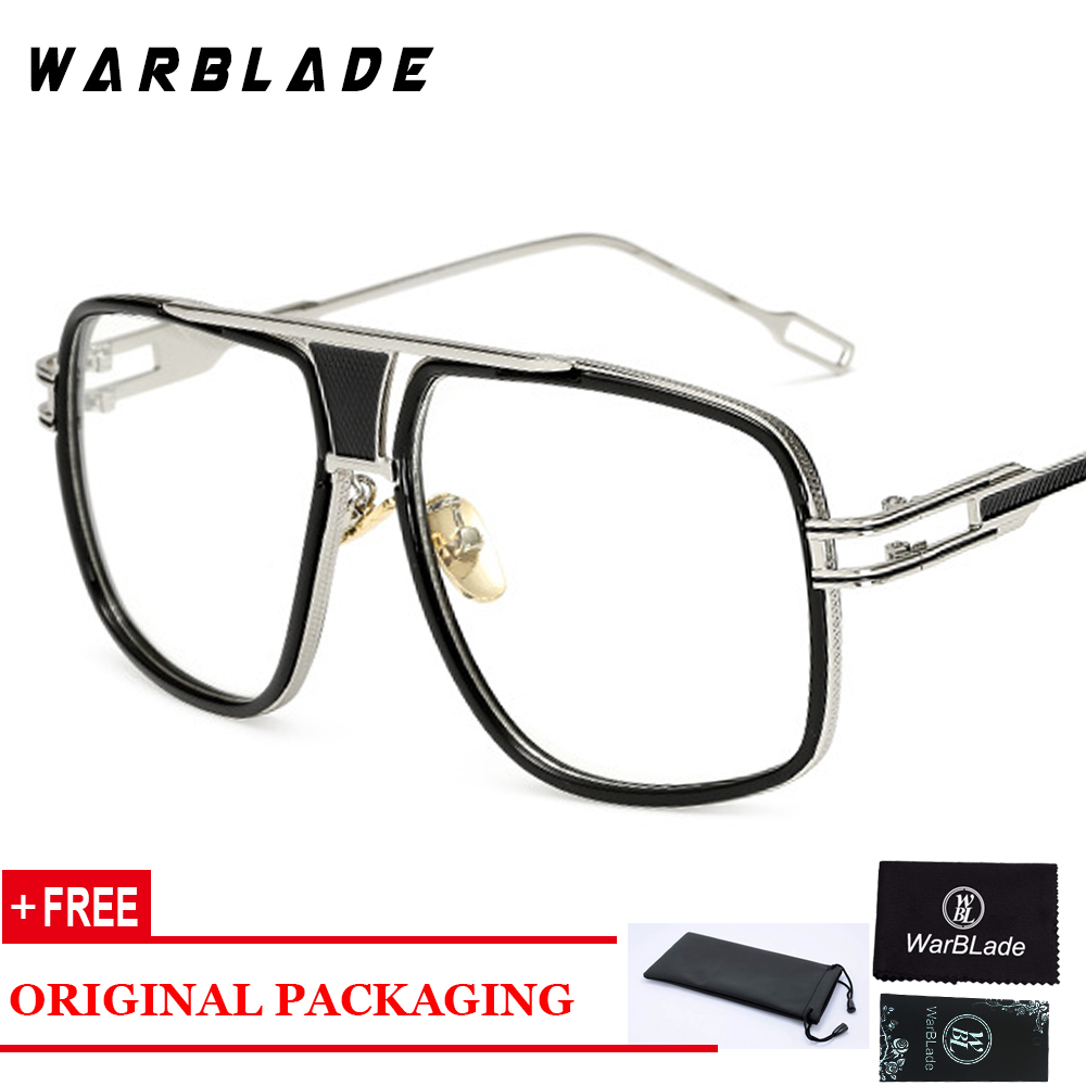 WarBLade – lunettes carrées en métal transparent pour homme, monture de luxe, à la mode, nouvelle collection 2022