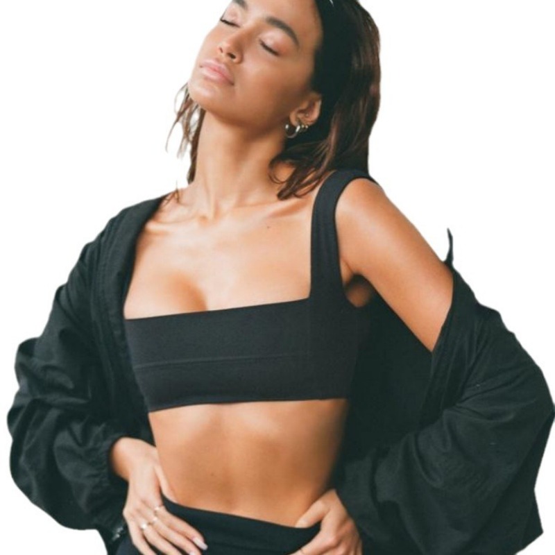 Haut de gilet arrière pour femmes, enveloppement de la poitrine, anti-choc, fitness sportif, sangle d'entraînement de danse, à la mode, été
