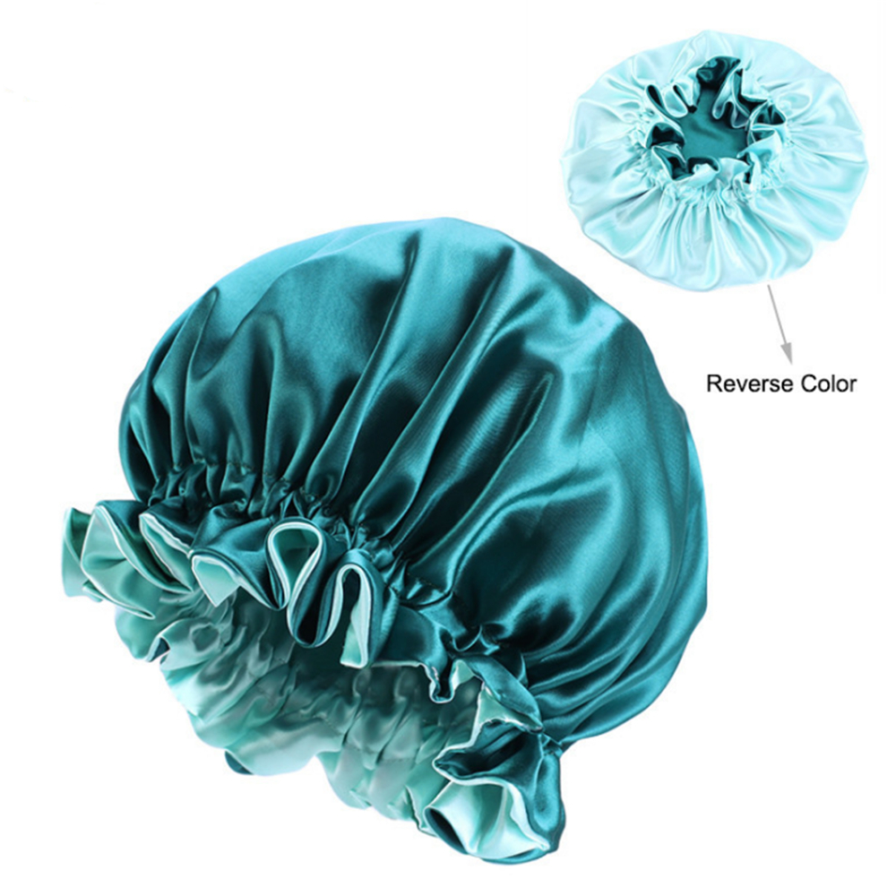 Bonnet de nuit en Satin pour femmes musulmanes, Bonnet de nuit élastique pour la Protection des cheveux, couvre-tête réglable