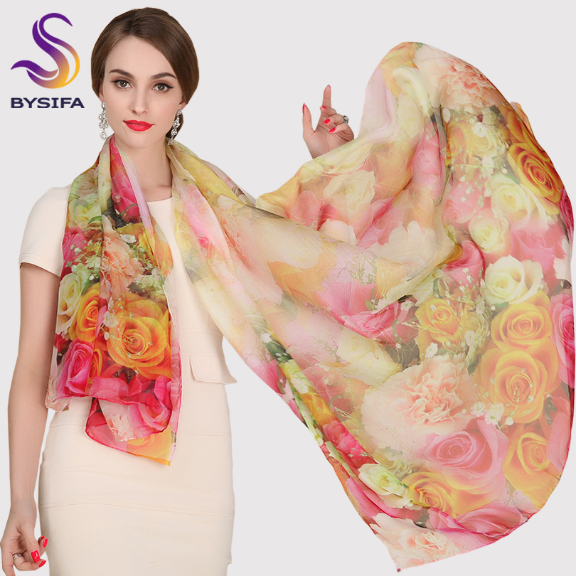 Foulard en soie Pure pour femme, accessoire Long, châle, châle, écharpe, écharpe, écharpe, accessoires, collection printemps automne hiver