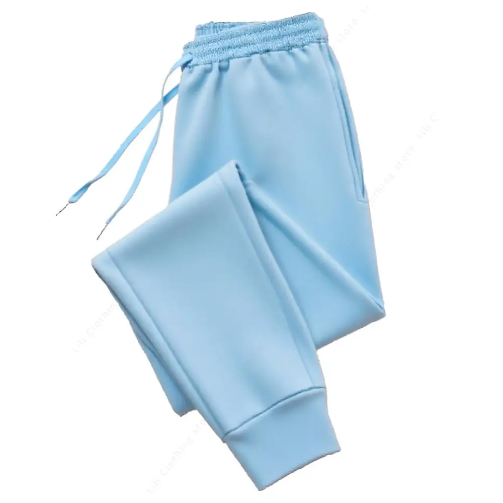 Pantalon de jogging basique en molleton pour femme – Rose, noir, camel – Idéal printemps-automne