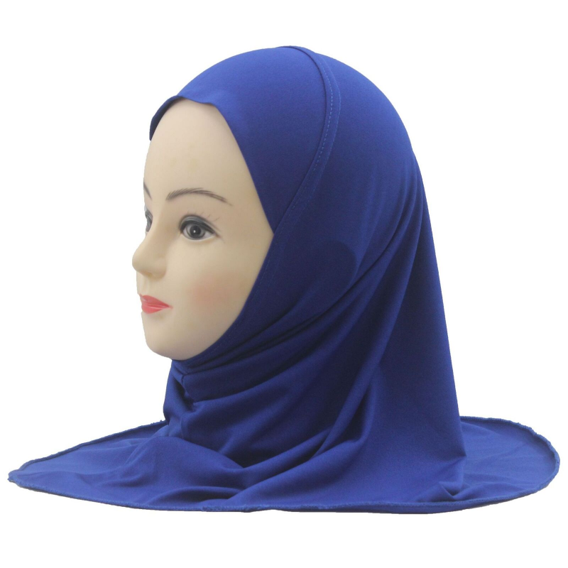 Écharpe de sauna élastique du Moyen-Orient pour filles, document solide, écharpe de prière du Ramadan, chapeau de sauna mignon, châle arabe
