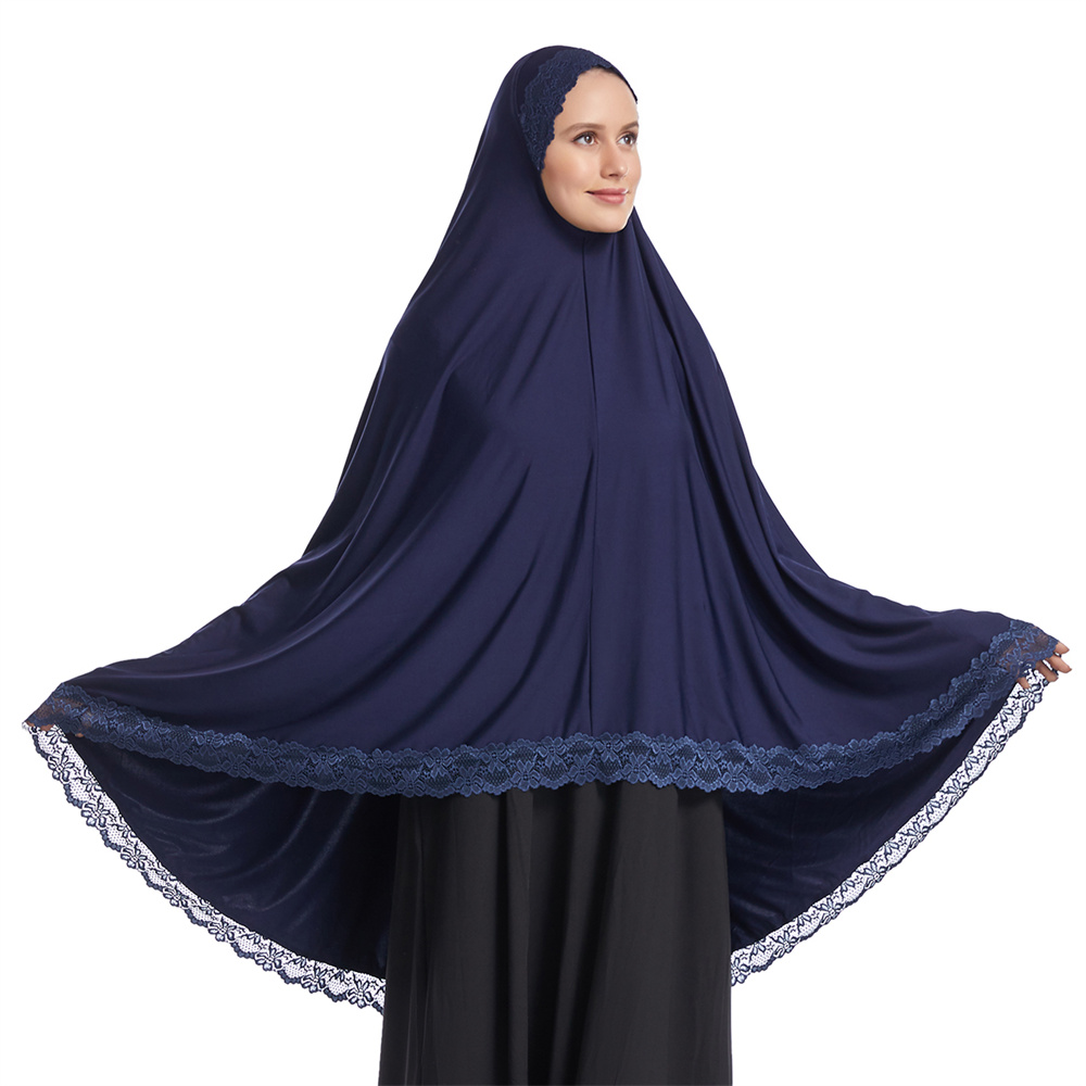 Longue Khimar Eid Ramadan femmes musulmanes Abaya Hijab robes Burqa foulard islamique prière vêtement aérien Turban voile vêtements
