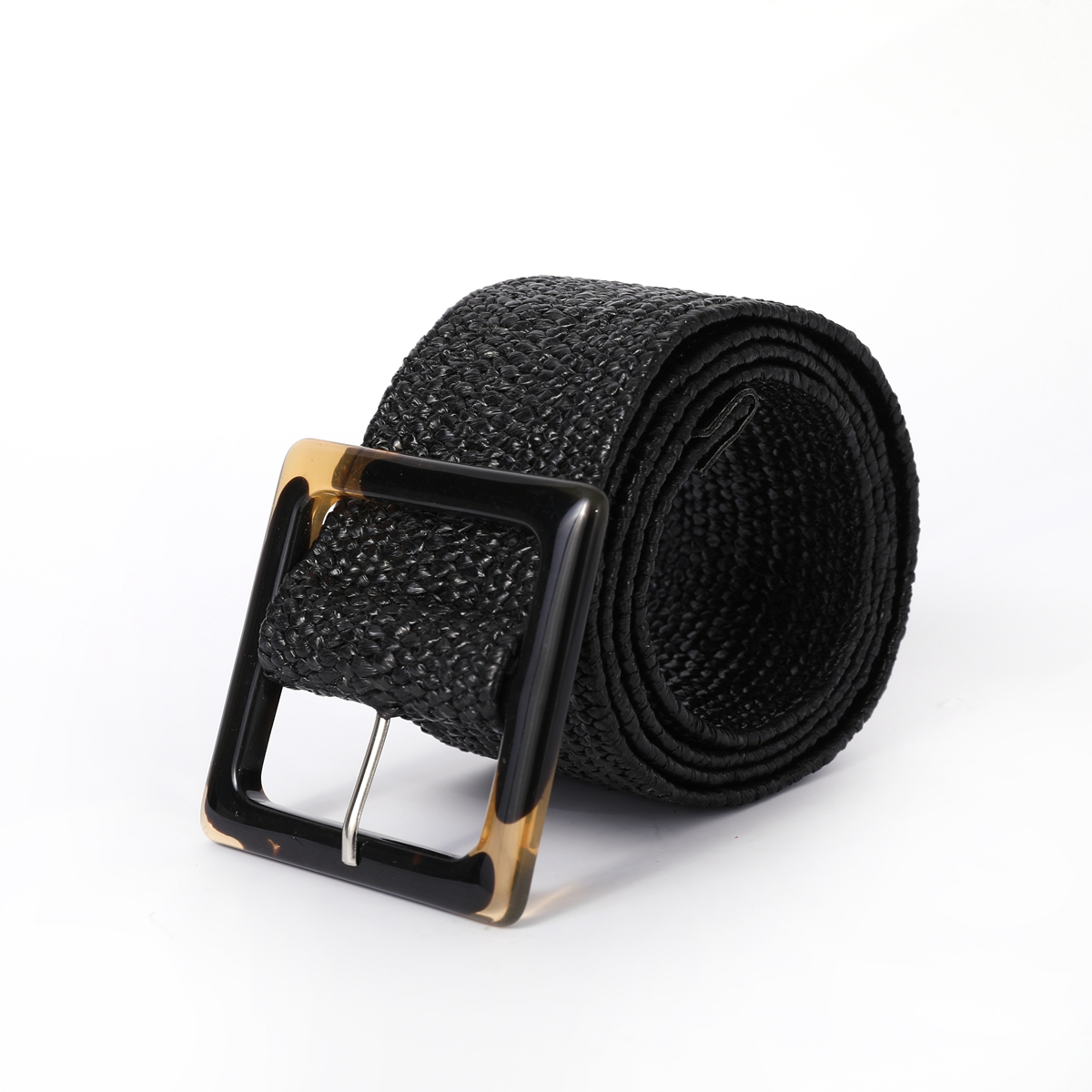 Fantaisie tissé style bohème boucle carrée large femmes ceinture vintage dames ceinture