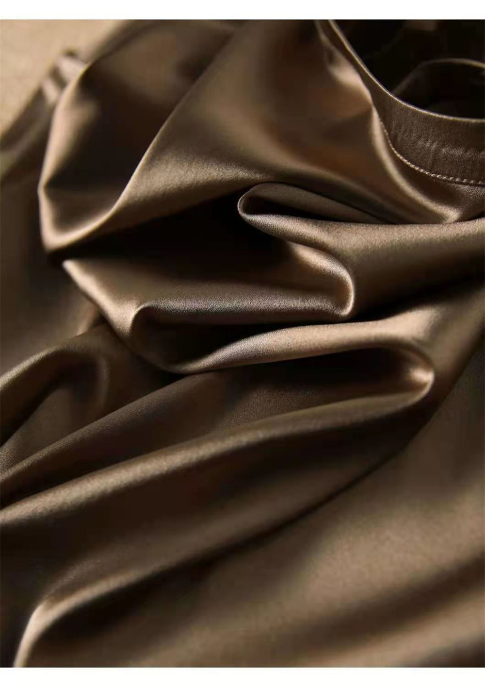 Chemises en satin de soie pour femmes, t-shirts à manches courtes lisses et brillants, chemisiers pull décontractés, amples et élégants, hauts de travail