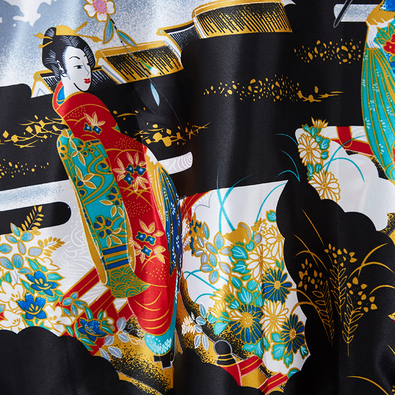 Kimono japonais d'été pour femmes, robe de plage, vêtements asiatiques, chemise longue imprimée, cardigan Haori, FF3458