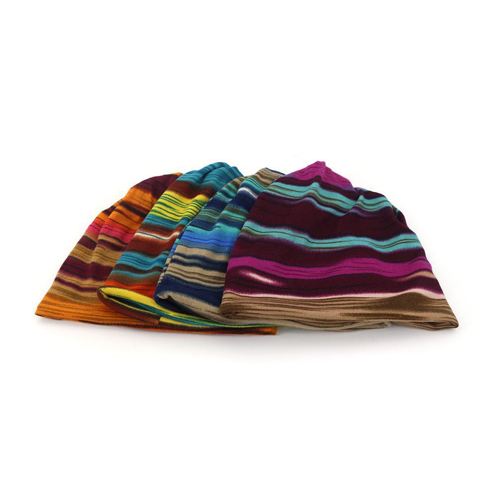 Chapeau turban à rayures pour femmes, bonnet d'hiver pour femmes, écharpe de but pour touristes, masque ample, écharpe de sauna en plein air, coutures de documents d'abonnés
