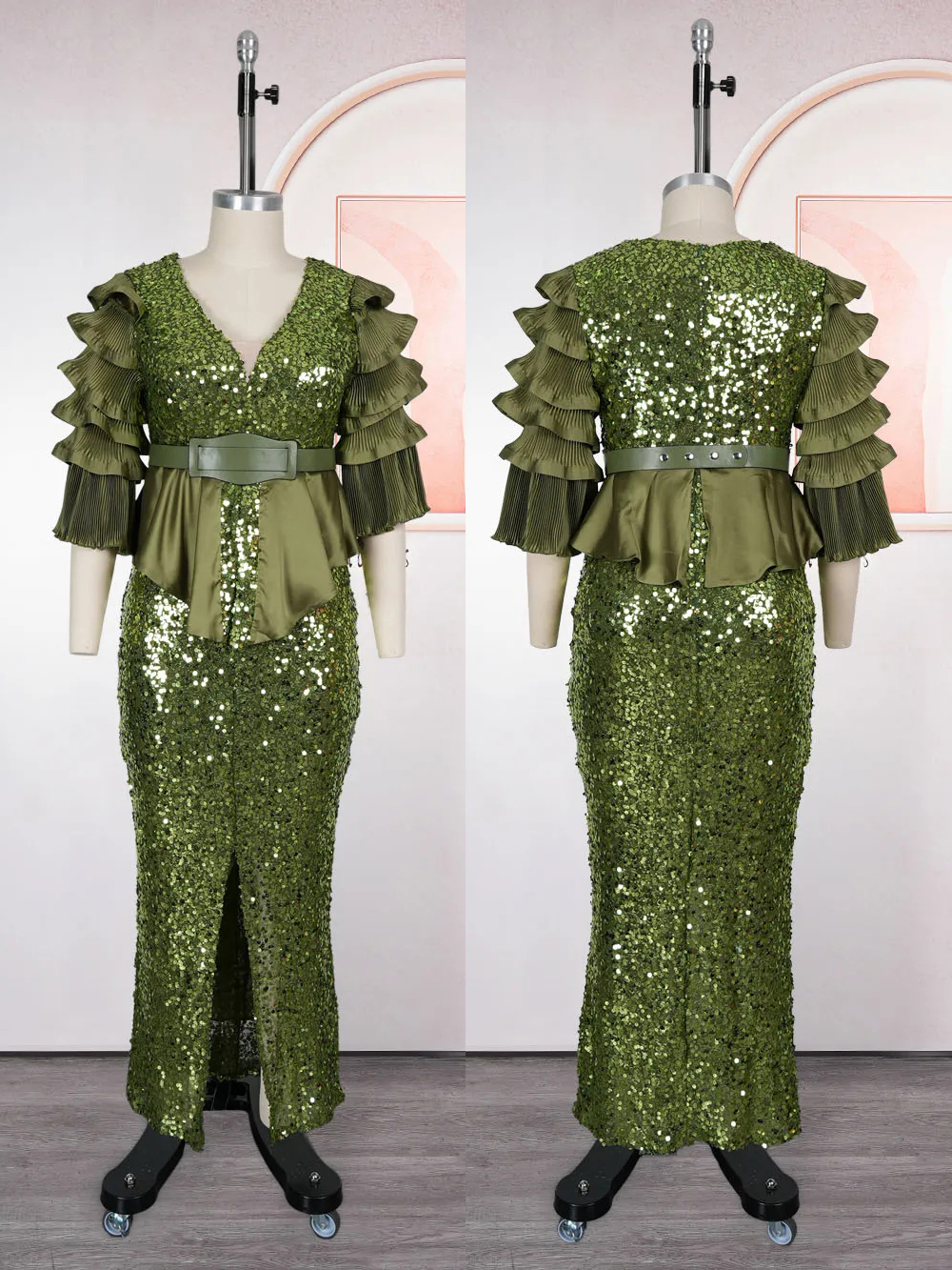 Robes Élégantes d'Été 2026 pour Femmes – Robe de Soirée de Mariage, Tenue Africaine Dashiki Ankara, Robe Longue à Manches Volants
