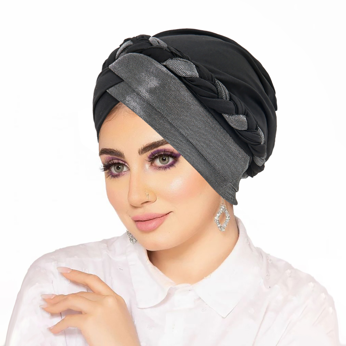 2025 nouvelles femmes musulmanes Hijabs dame islamique chapeaux tresse tête enveloppement chimio casquette Turban chapeau sommeil casquette Cancer chapeau