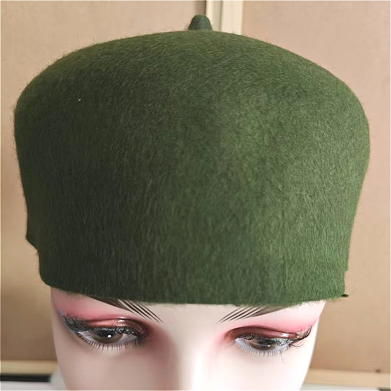 Casquettes en laine turque pour hommes musulmans femmes Eid prière malaisienne arabie islamique marron Kufi chapeaux haut-de-forme élégant confortable Hijab