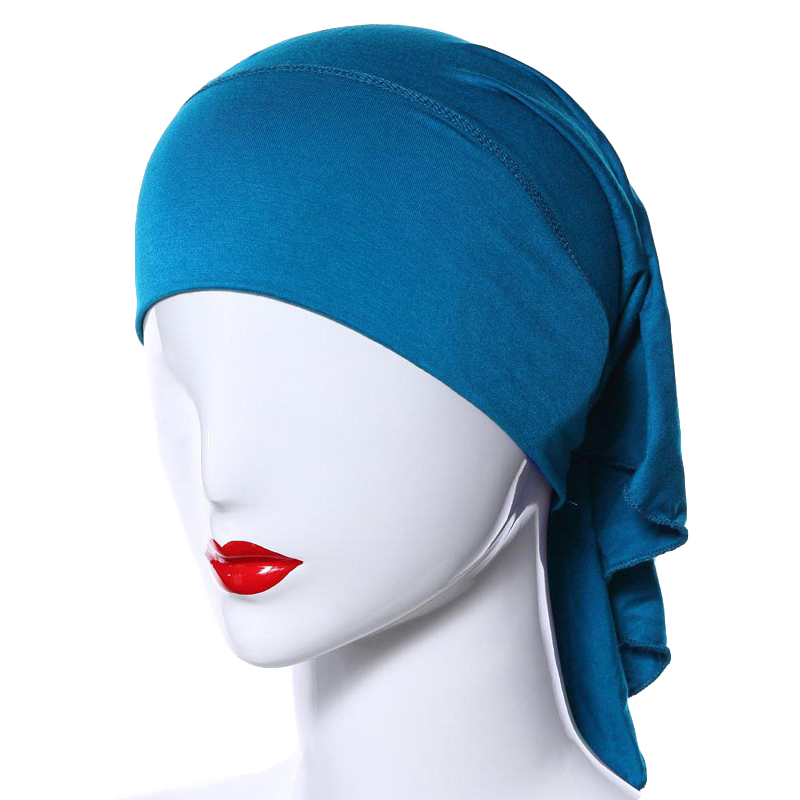 Casquettes Hijab Intérieures pour Femmes Musulmanes, Chapeaux Islamiques, Sous-Écharpe Ninja, Chapeau Uni pour Perte de Cheveux, Bonnet Niquabs, Nouveau, Ramadan Modal, 20 Couleurs