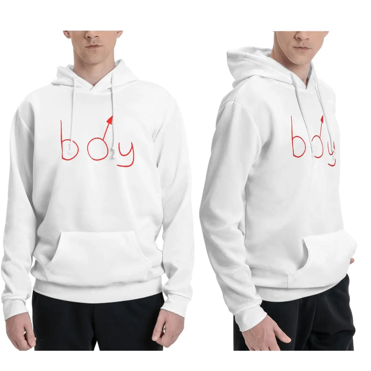 Boymoder chapeau et chemise à capuche hommes femmes pull décontracté sweat mode à manches longues vêtements automne hiver