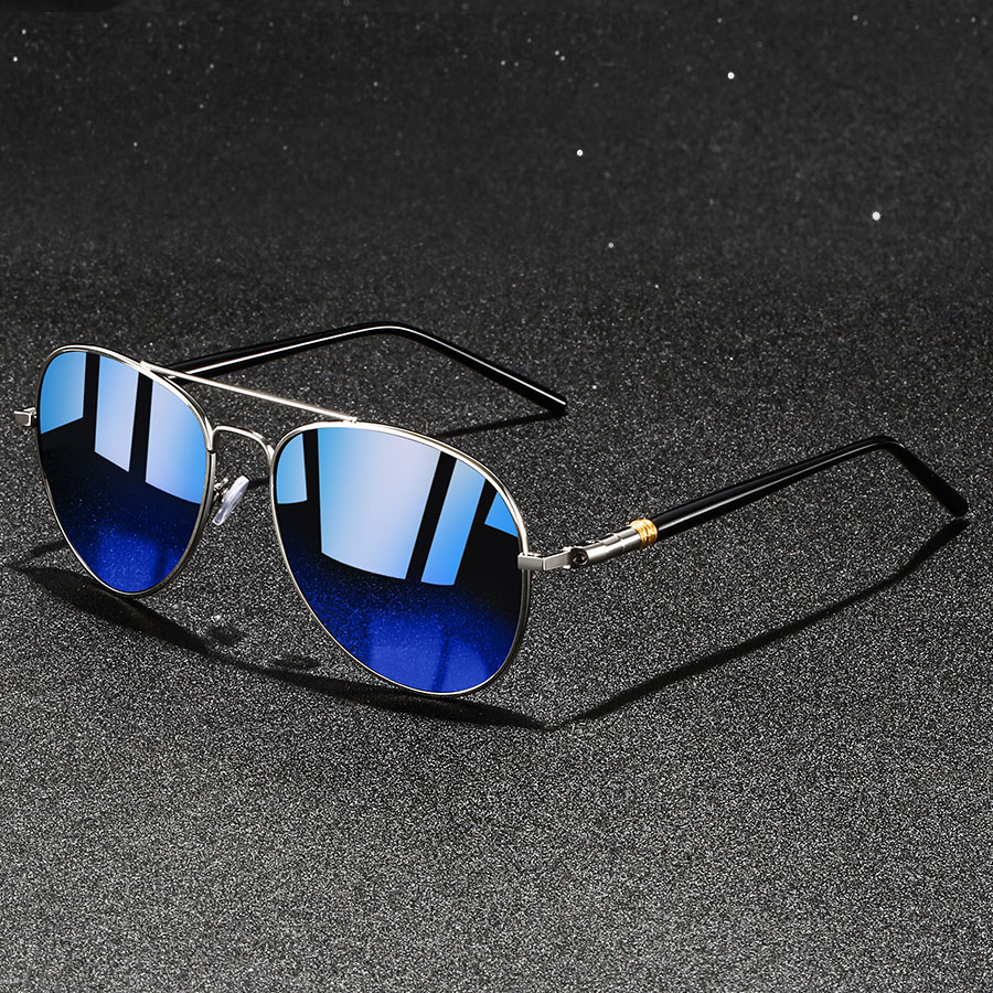 Lunettes de soleil de pilote vintage tendance, lunettes de soleil de luxe pour homme, lunettes de soleil de marque de créateur, lunettes rétro