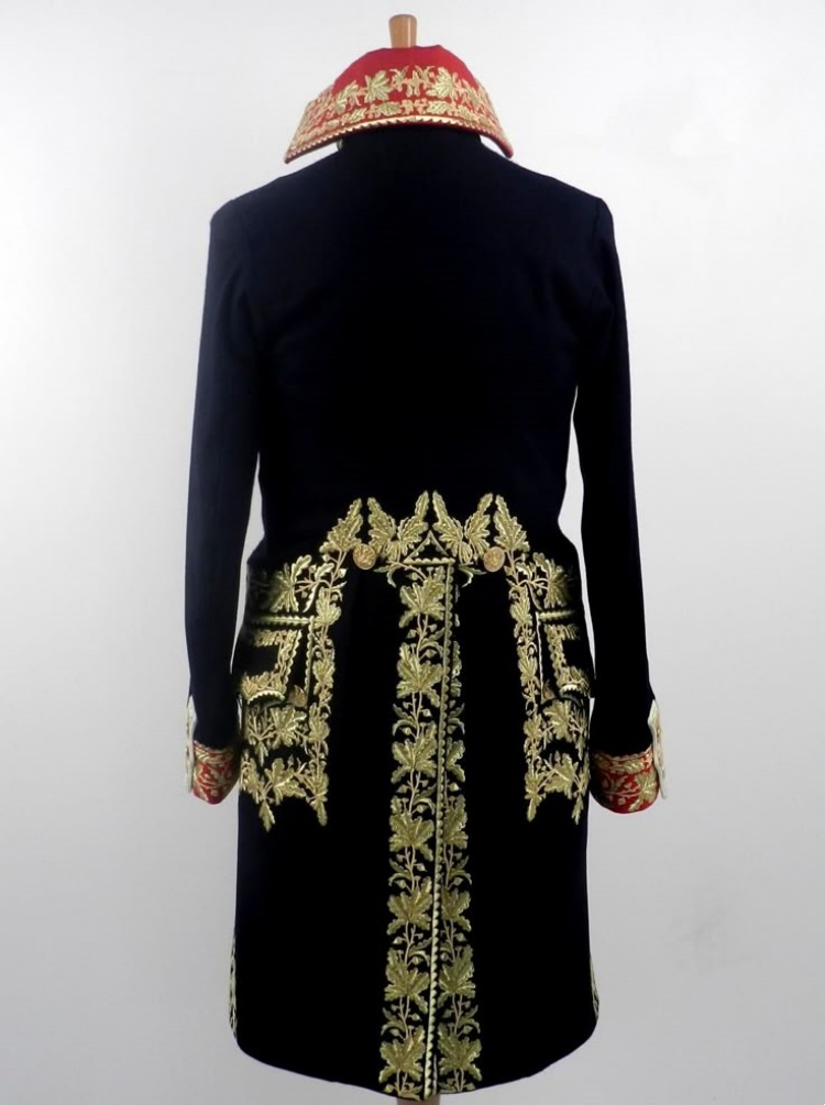 Veste militaire britannique pour hommes, manteau d'officier de la garde royale du 18ème siècle, soldat, smoking, régence historique, aristocrate, Hussar, défilé