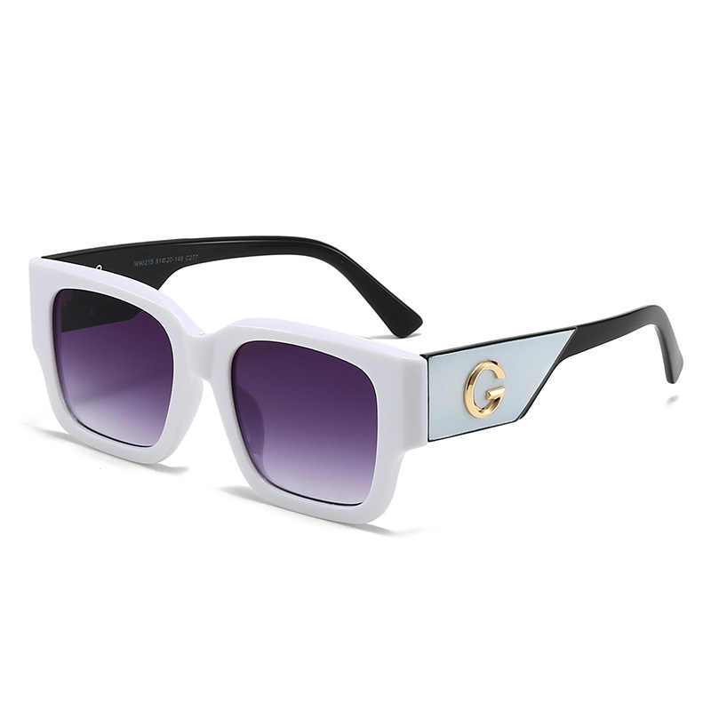 Lunettes de soleil de marque de luxe G Fashion pour femmes et hommes, lunettes carrées élégantes de style européen et américain, lunettes de créateur unisexes, protection UV400