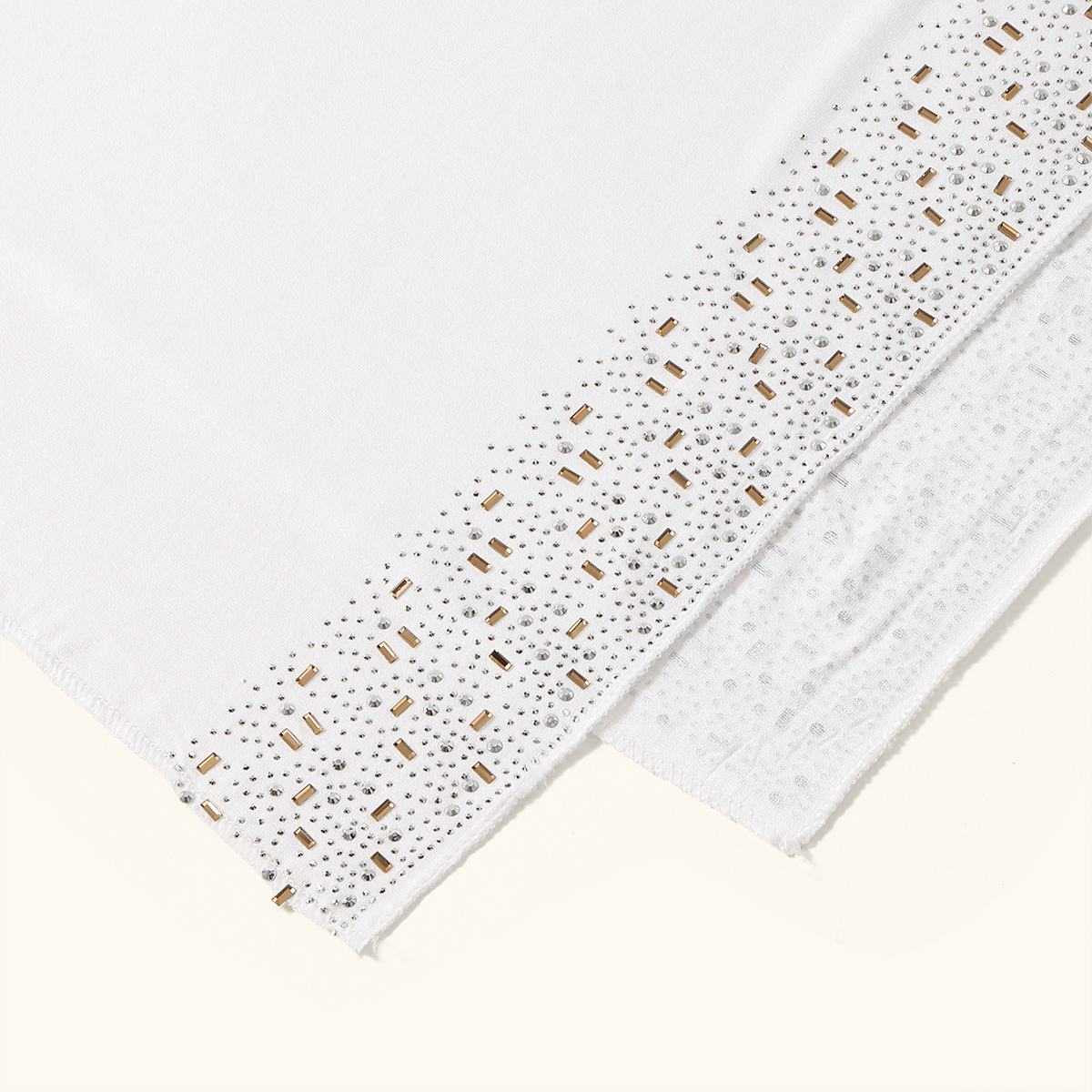 Ramadan musulman luxe diamant Hijab écharpe pour femmes solide coton Long Foulard doux Turban Foulard châle dubaï écharpe 170*60 cm