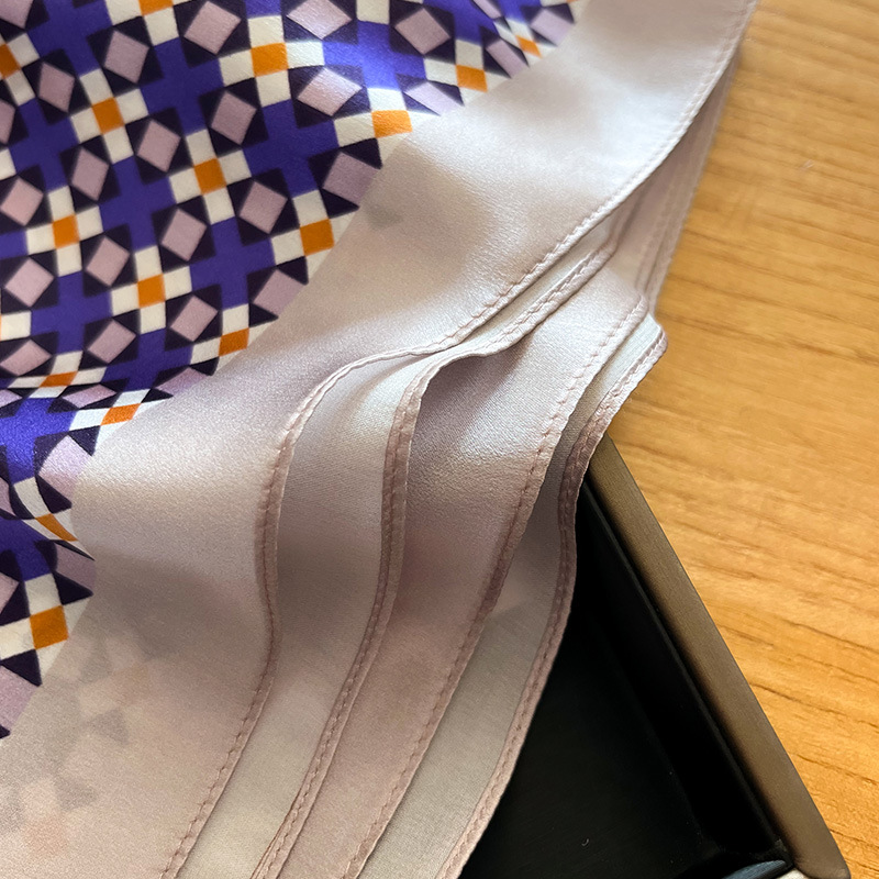 Été 100% véritable Foulard en soie naturelle femmes luxe carré Bandana Foulard enveloppes Foulard femme cheveux ruban bandeau Foulard