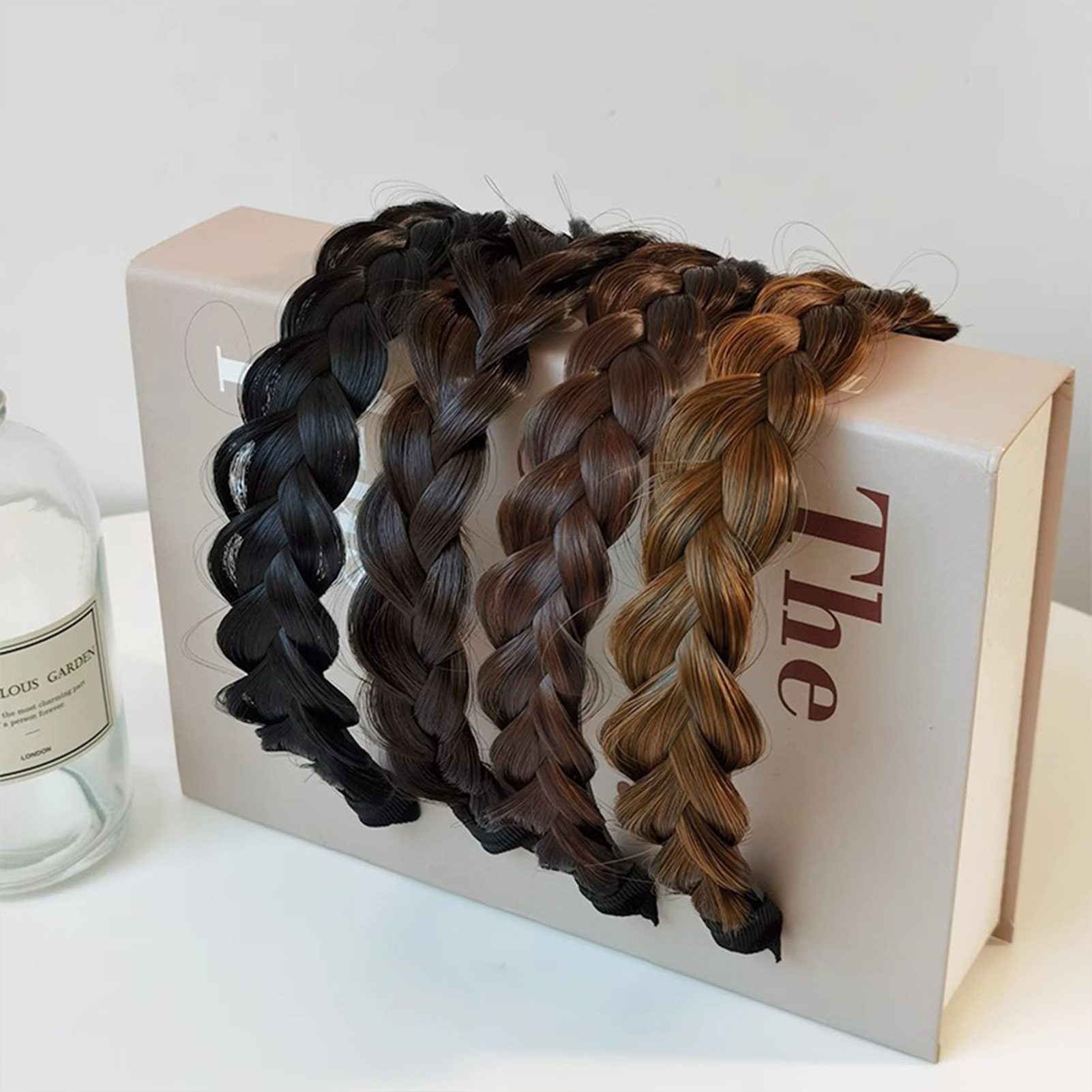 Bandeaux minimalistes pour femmes, tresses, cerceau de cheveux tendance, couvre-chef quotidien, accessoires de coiffure