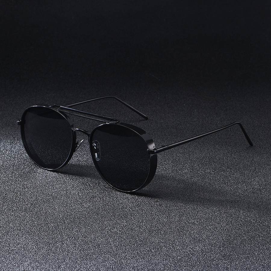 Lunettes de soleil rondes de luxe pour hommes, nouvelle mode, lunettes de soleil d'extérieur pour la conduite, lunettes de soleil pour femmes, design vintage tendance, marque, UV400