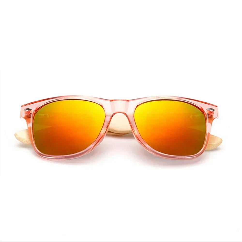 Lunettes de soleil en bois naturel pour hommes et femmes, lunettes de soleil polarisées à la mode avec monture en bois d'origine