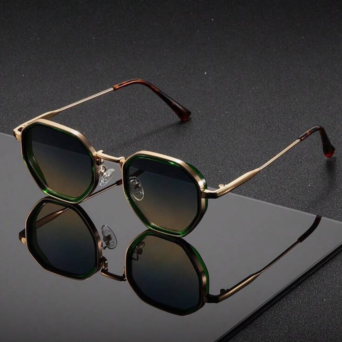 Lunettes de soleil rondes en métal style punk pour femme, nouveau modèle de luxe, lunettes de soleil rétro élégantes, lunettes de mode