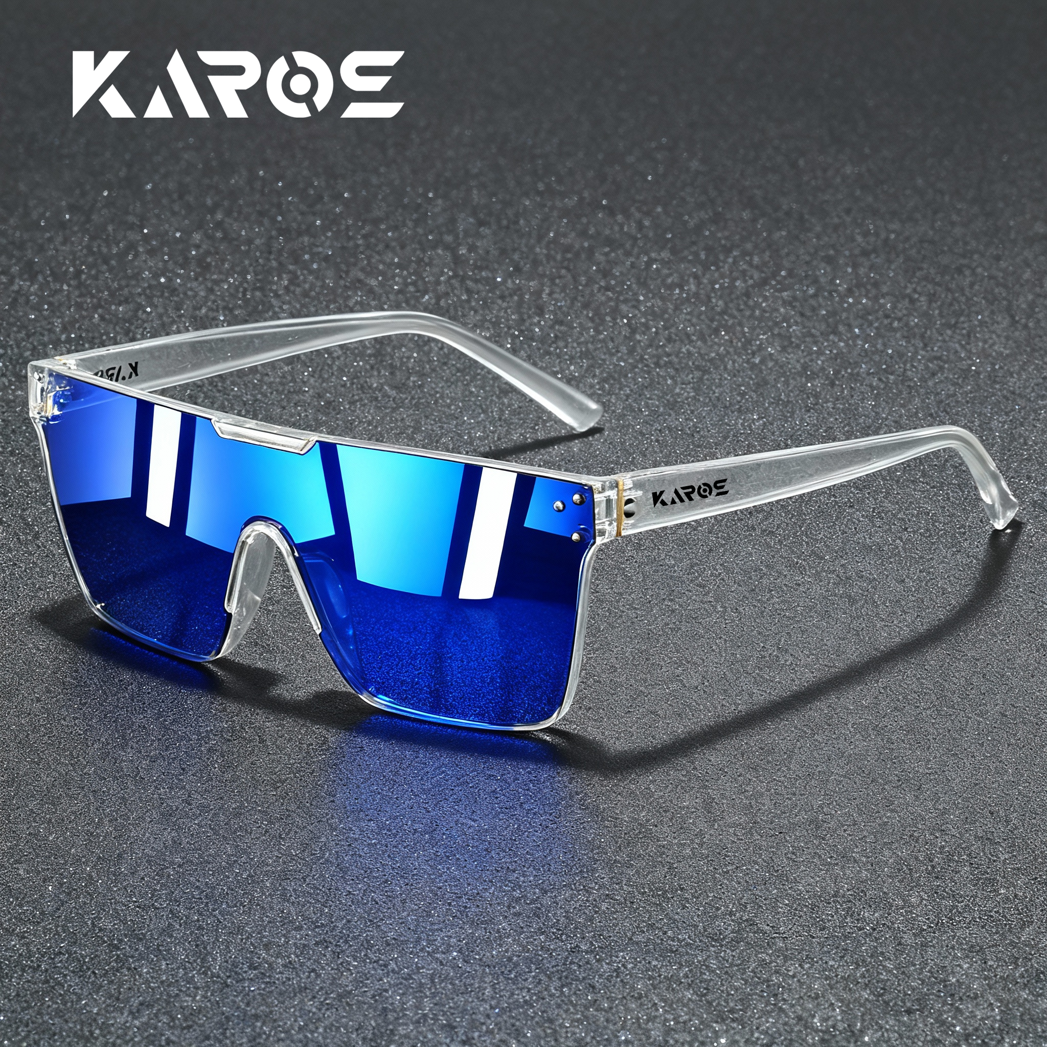 Lunettes de soleil KAROS avec technologie UV400, verres résistants aux rayures, conçues pour la pêche, la navigation de plaisance et les sorties sur la plage