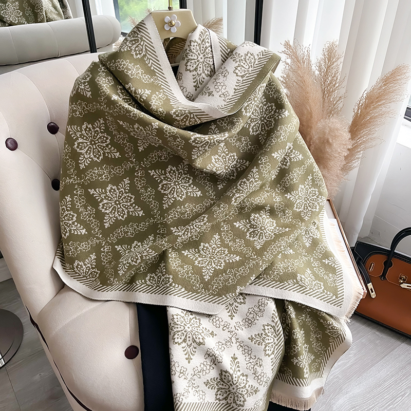 Nouveau 2025 hiver cachemire écharpe pour femmes châle enveloppement Femme Pashmina marque de luxe Poncho couverture épaisse chaud Bufanda Echarpe Femme