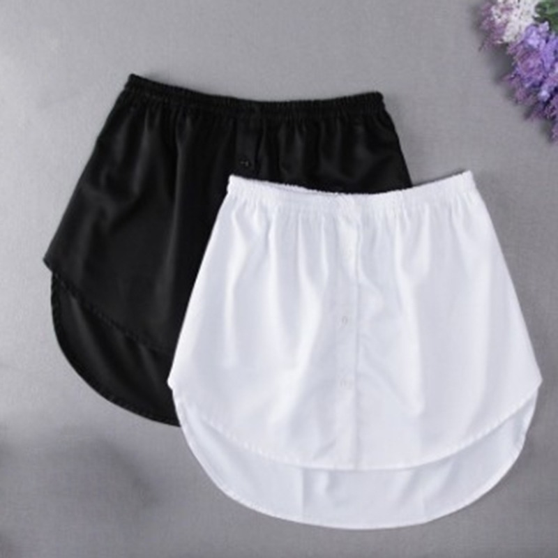 Fausse chemise noire pour femme, pull à ourlet, style coréen décontracté, jupe astronomique, printemps