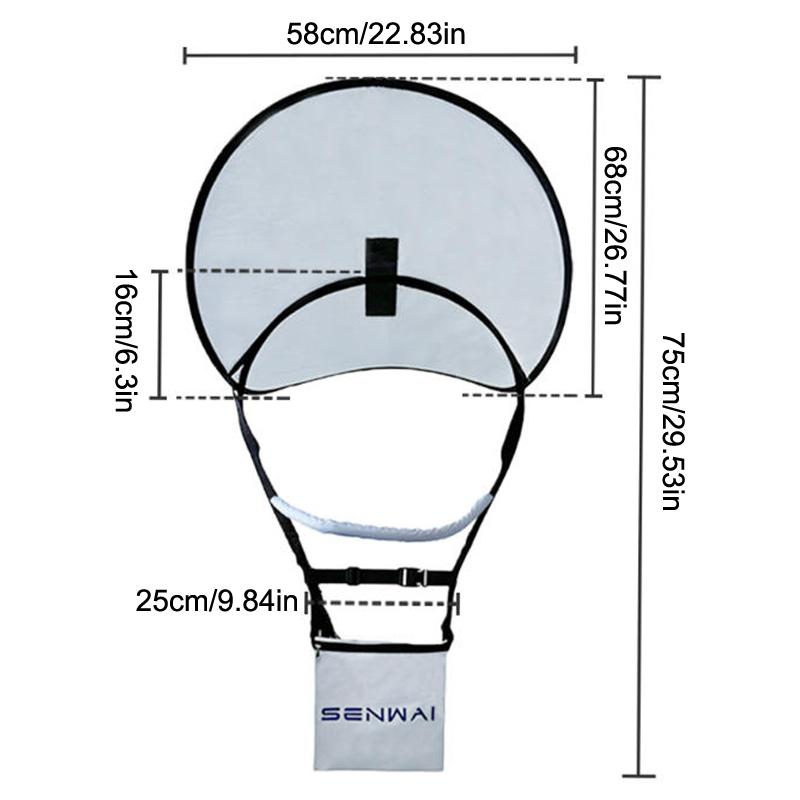 Chapeau de prière portable pliable en polyester, chapeau parapluie facile à utiliser, léger, pare-soleil, couvre-chef pour l'extérieur