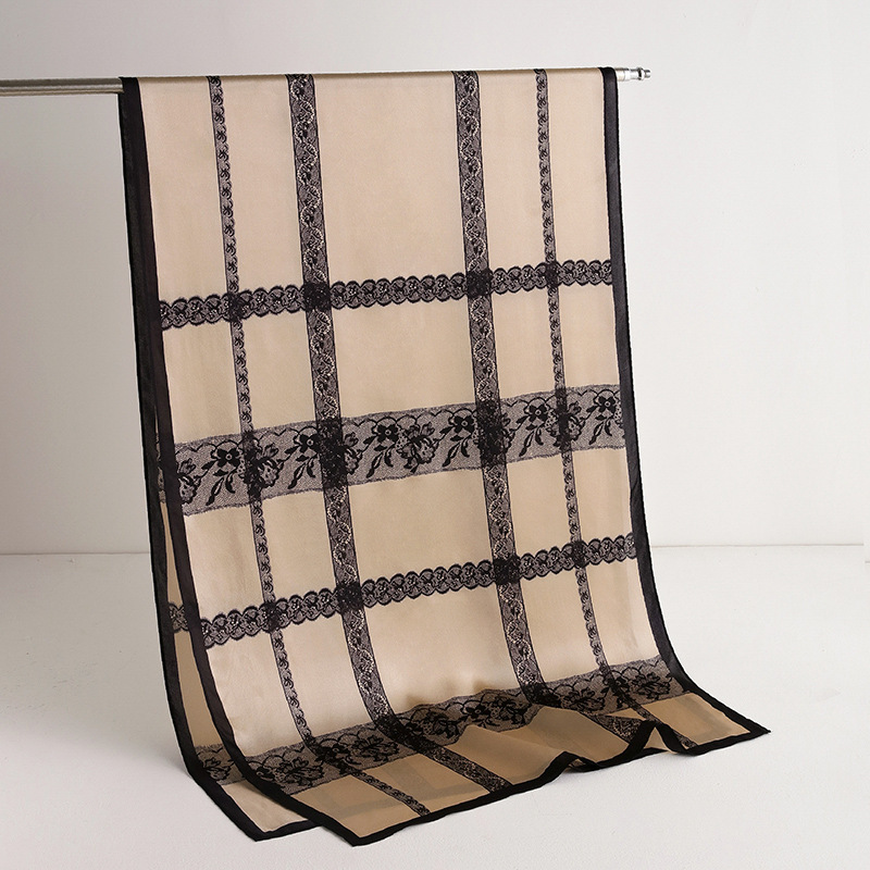 Écharpe en soie 100% véritable de marque de luxe 2026, châles et étoles de créateur pour femmes, foulards d'hiver doux et élégants de Hangzhou, pashmina, hijab pour femme