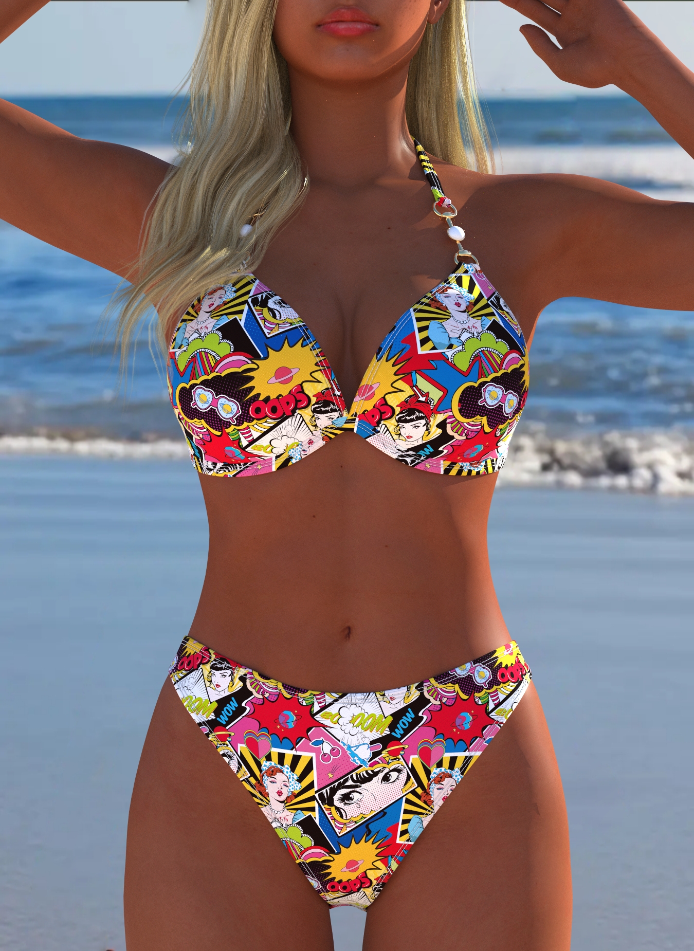 Maillots de bain pour femmes, tenues de plage, tenues de festival estival, vacances, voyage, sexy, luxe, moderne, ensemble deux pièces, bikinis