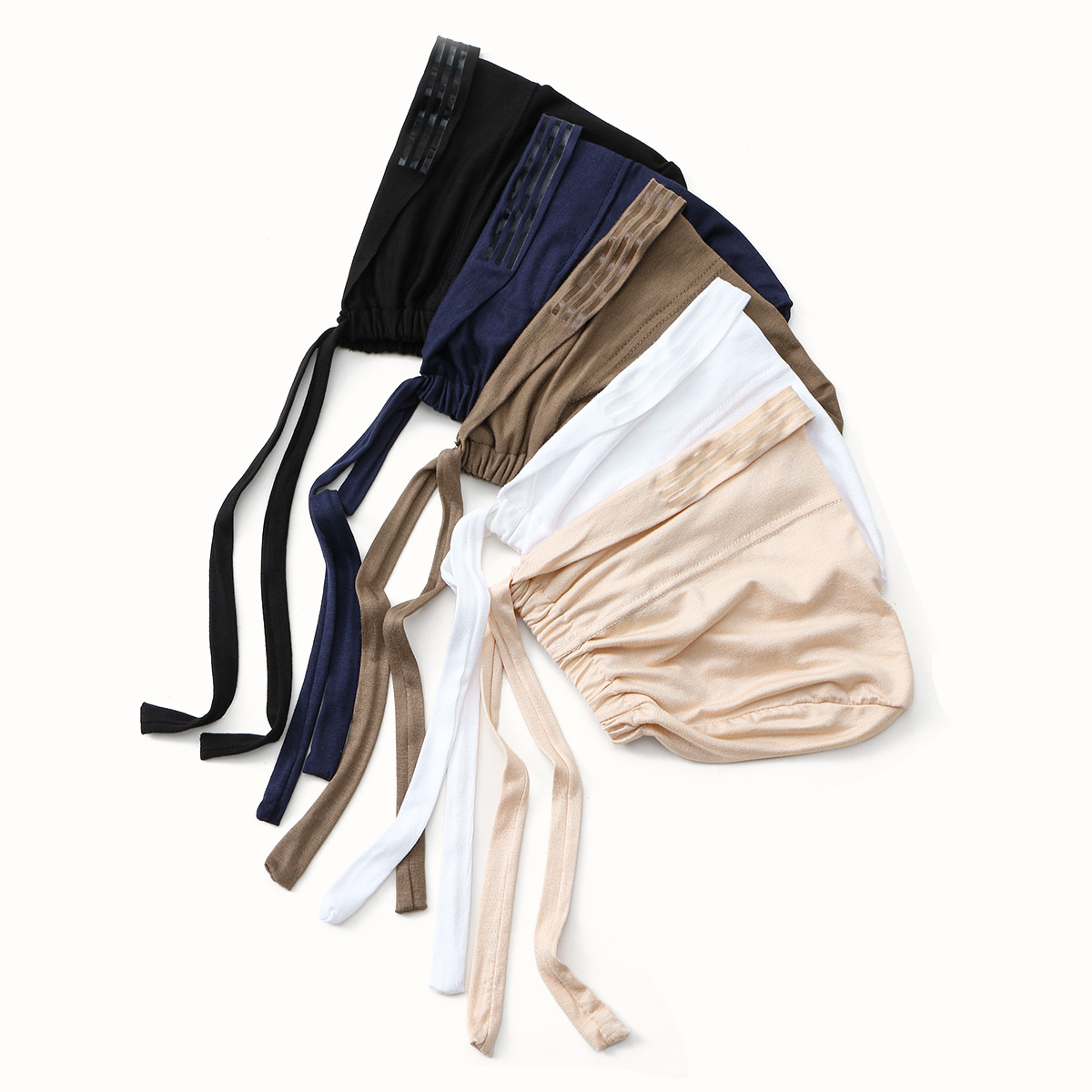 Nouvelles Bonnets Hijab Antidérapants pour Femmes Musulmanes, Sous-bonnet Couleur Unie avec Bande Élastique, Bonnet Réglable, Chapeau Intérieur, Bandana, Turban