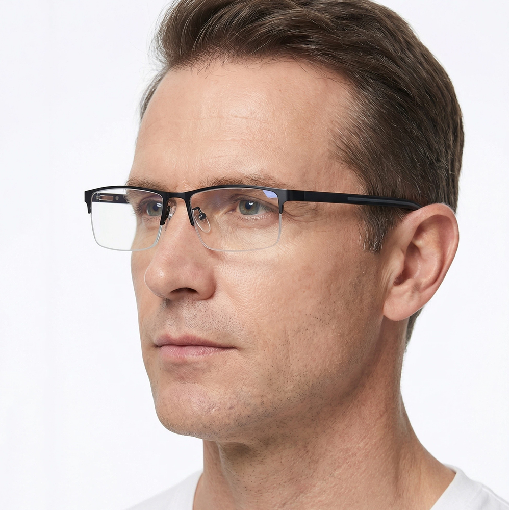 Marque Designer lunettes de lecture hommes femmes mode demi-monture presbyte lunettes Vintage affaires dioptrie lunettes + 1.0 1.5 2.0