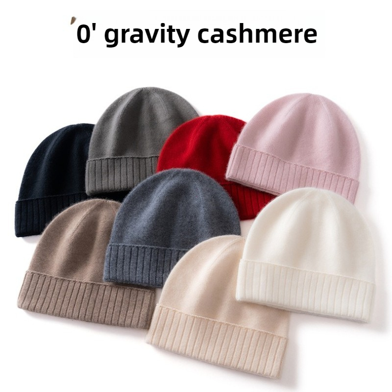 Chapeau d'hiver pour femmes et hommes, bonnet en cachemire de qualité 100%, unisexe, pour l'extérieur, décontracté, solide, tricoté, chaud et doux, bonnet tête de mort