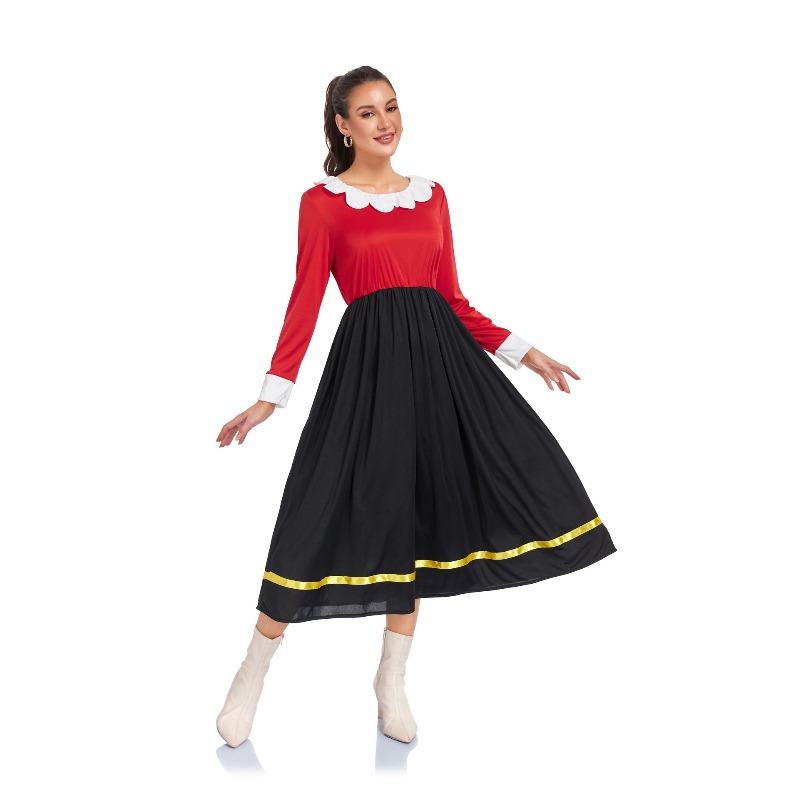 Nouvelles tenues de cosplay de carnaval pour couple, costumes classiques de Popeye, tenues de jeu de rôle rétro pour fête à thème pour femmes et hommes adultes