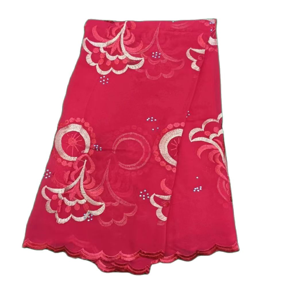 Derniers modèles de hijabs islamiques en mousseline africaine, foulards brodés de Dubaï, foulards Kashkha de Dubaï, châles musulmans africains en coton de bonne qualité