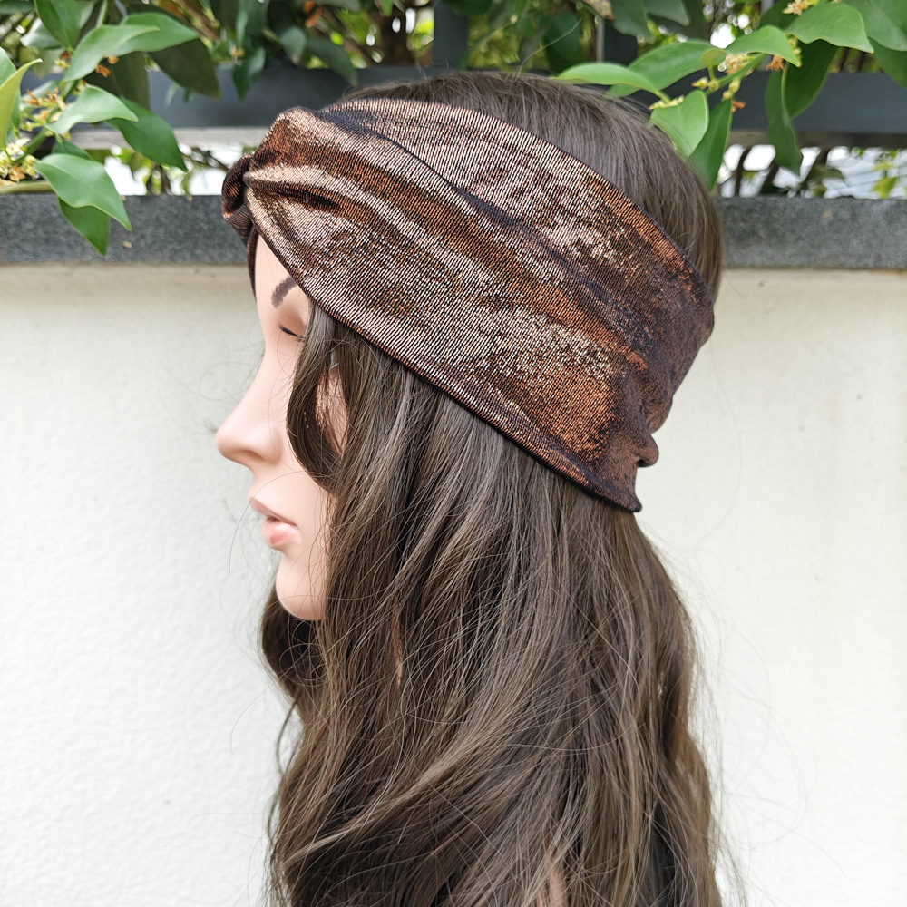 Turban bandeaux doux torsion bandeaux bandeaux extensible antidérapant bandeau pour filles femmes Yoga entraînement quotidien cheveux accessoires