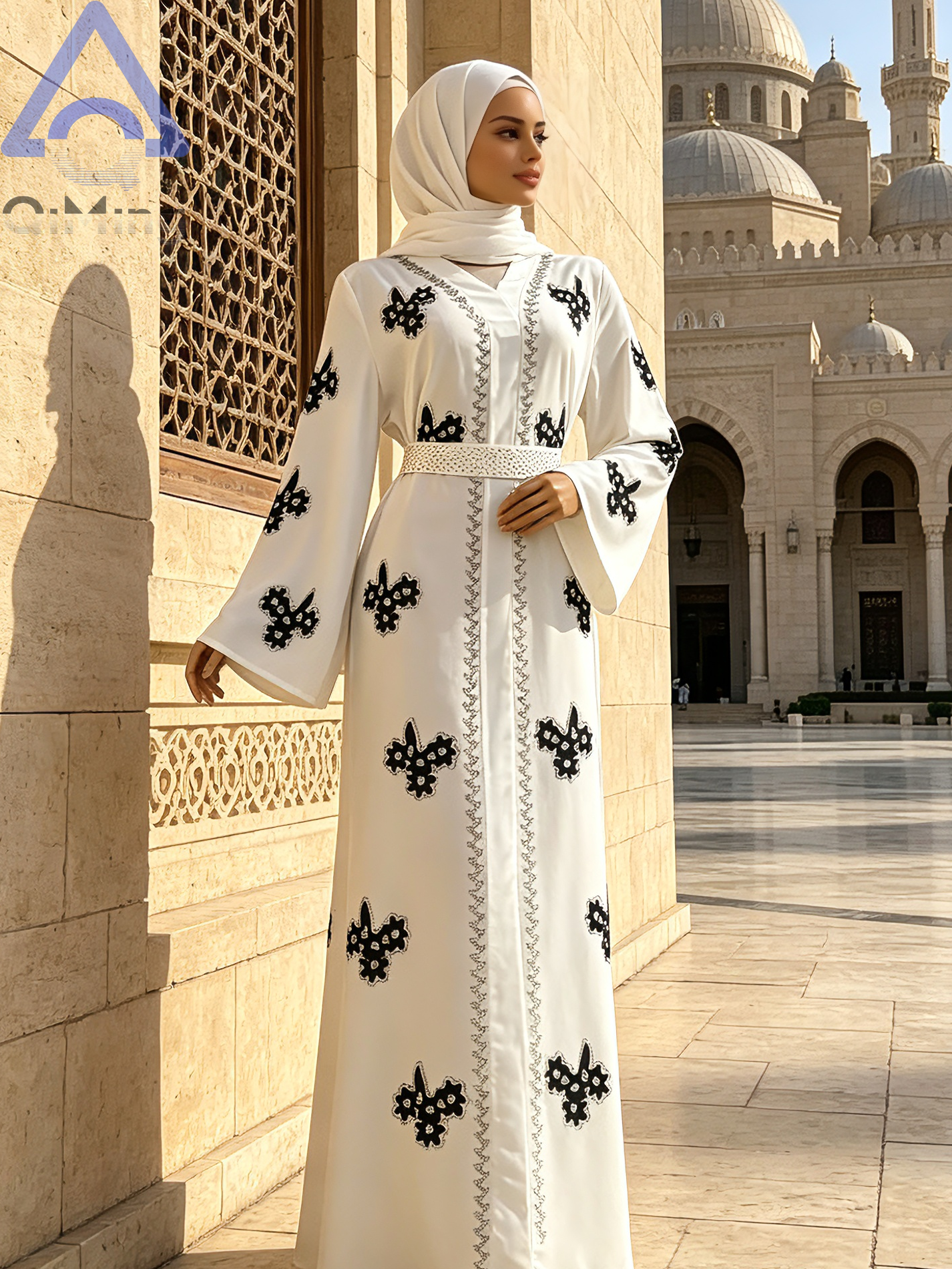Robe africaine islamique pour femme, pour soirée, rose, blanc, violet, noir, abaya musulmane de luxe de Dubaï avec hijab, tuniques pour femme arabe