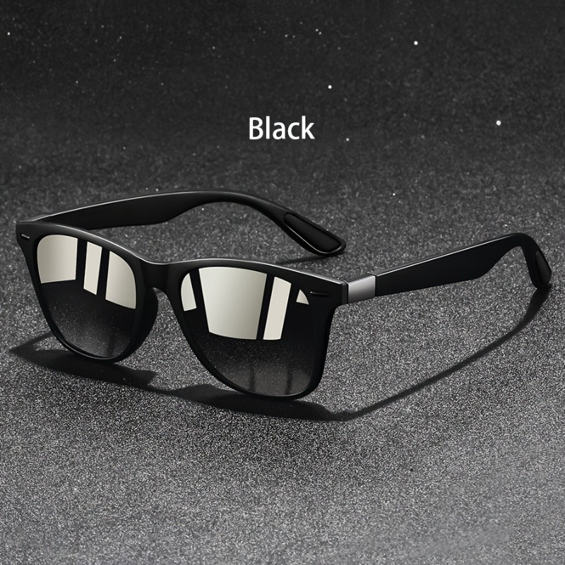 Lunettes tendance pour hommes, 6 pièces, style neutre, monture en PC confortable et durable, adaptées à un usage quotidien